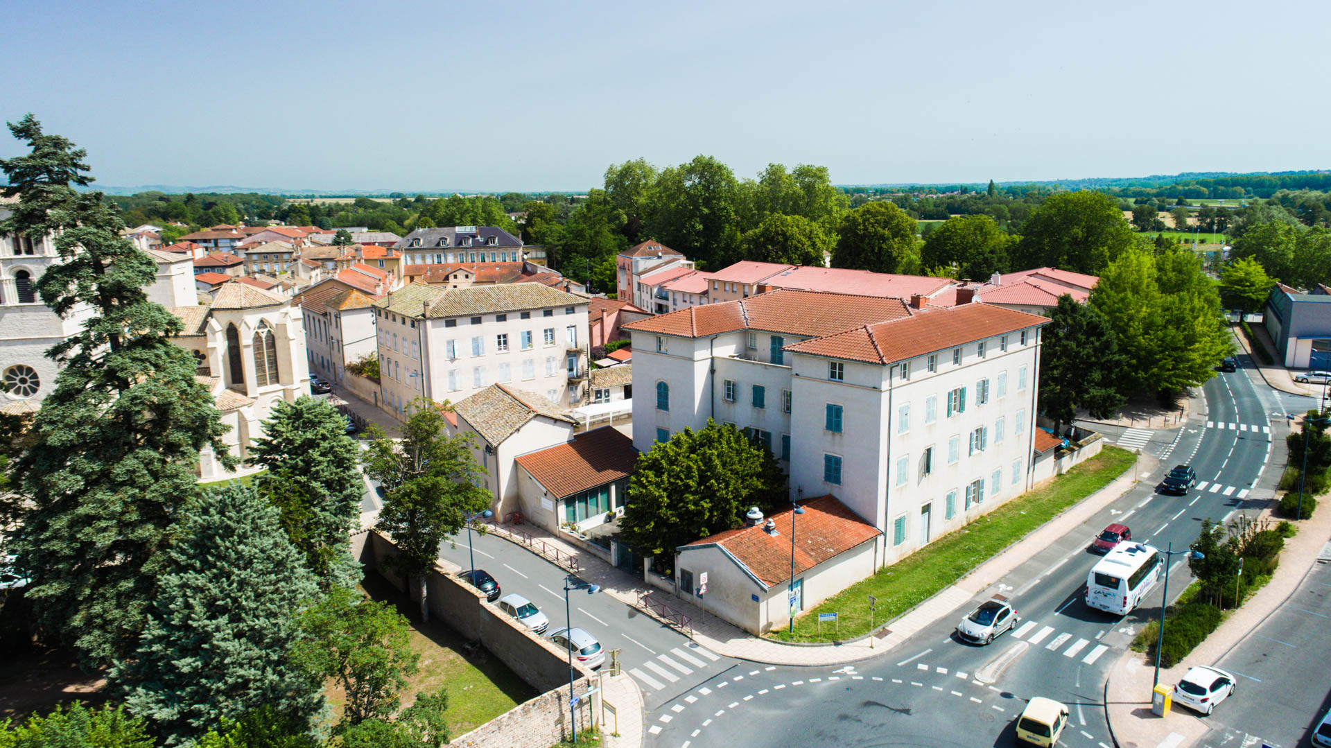 Vue aérienne du Foyer de Belleville